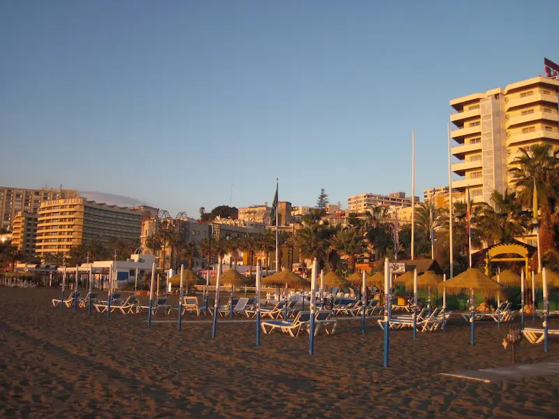 Bajondillo beach torremolinos